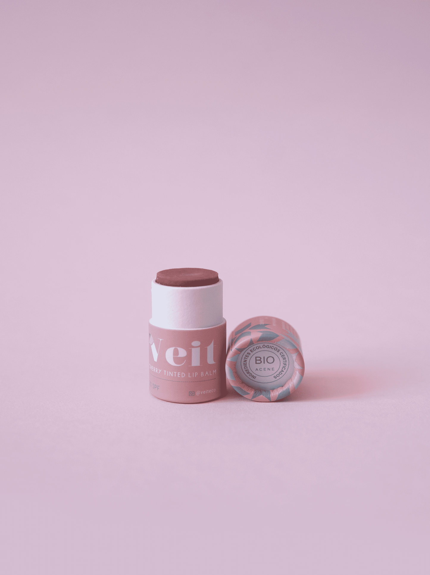 Cherry Tinted Organic Lip Balm 30 SPF for Checks and Lips